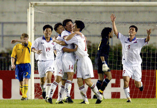 Nordkorea jublar