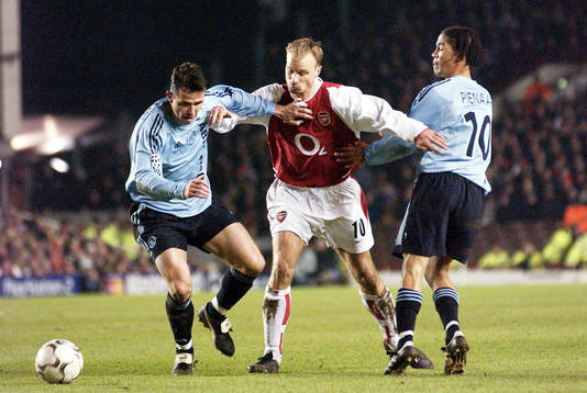 Dennis Bergkamp, Arsenal och Tomas Galasek och Steven
