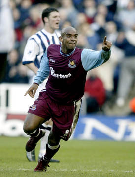 Trevor Sinclair, West Ham avgjorde matchen med sina två