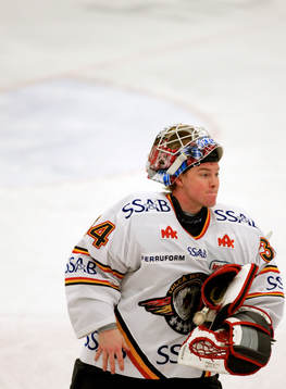 Daniel Henriksson, målvakt, Luleå har spelat alla 50