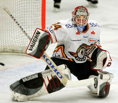 Daniel Henriksson, målvakt, Luleå som spelat alla 50