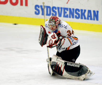 Daniel Henriksson, målvakt, Luleå som spelat alla 50