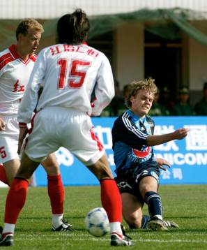 Johan Arneng, Djurgården debuterade i dagens match