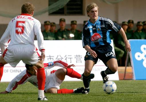 Johan Arneng, Djurgården debuterade i dagens match
