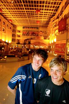 Johan Arneng och Kim Källström, Djurgården på Hongta