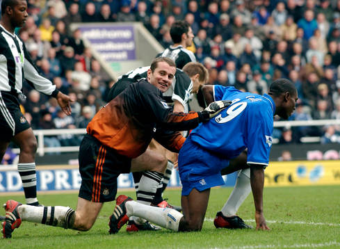 Shay Given, Newcastle, målvakt och Carlton Cole, Chelsea