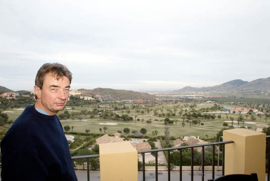 Det är femte året på La Manga för Tom Prahl, tränare