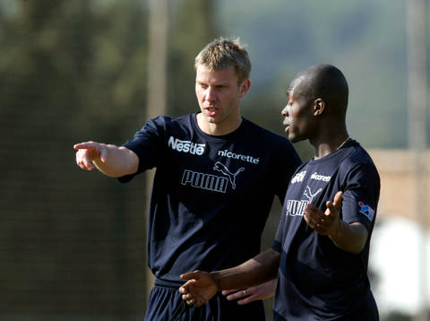 Gammal och ung, Hans Eklund och unge John Pelu, 20