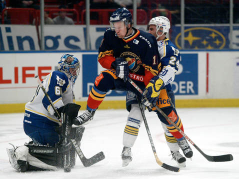 Stefan Liv och Ola Thorwalls, HV71 och Mathias Tjärnqvist,