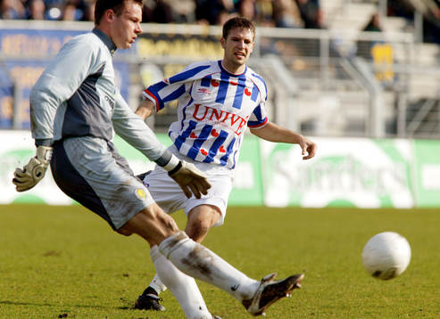 Matchen slutade 0 - 3. Stefan Selakovic, Heerenveen var