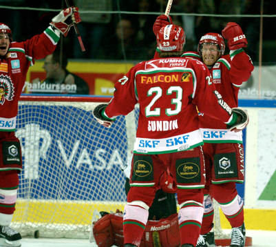 Mikael Andersson, Frölunda jublar