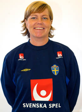Marika Domanski-Lyfors, förbundskapten. Porträtt