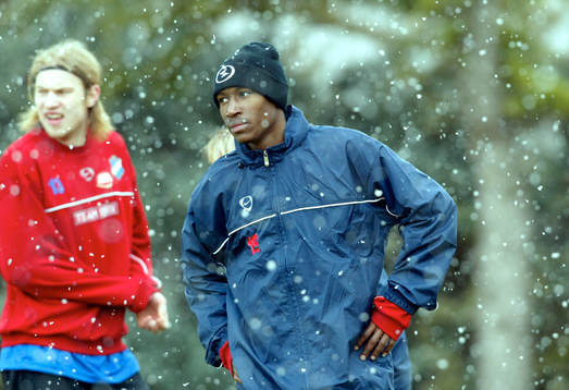 Atiba Hutchinson och Kaspar Goorks