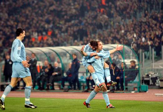 Roma - Ajax, Zlatan Ibrahimovic, Ajax. Jubel