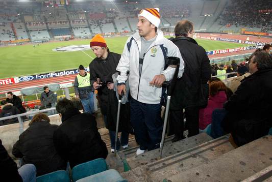 Hammarby tittade på matchen ifrån läktaren