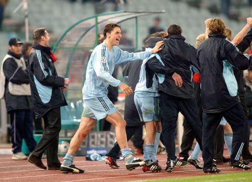 Zlatan Ibrahimovic, Ajax, jublar på bänken