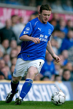 Fotboll, Preimer Leuge,  Wayne Rooney. Everton