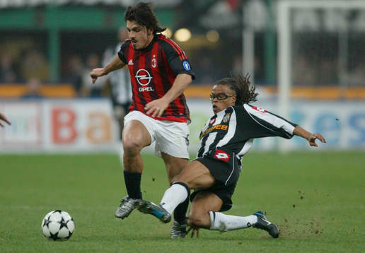 Davids, Juventus, sätter stopp för Gattoso, Milan