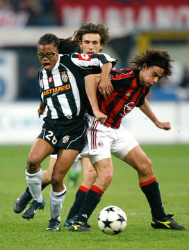 Filippo Inzaghi och Edgar Davids