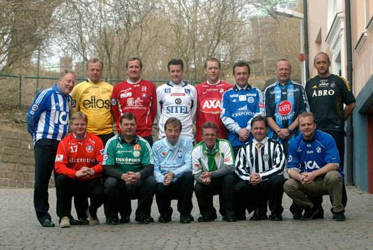 De allsvenska tränarna, Sittande fr.v. Peter Swärdh,