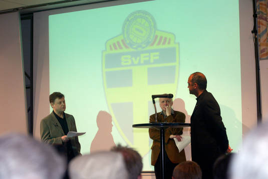 Stefan Thylin och Arne Hegerfors ledde utfrågningen