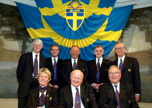 Bakre raden fr v; Sune Hellströmer, Mats Aronsson, Gillis