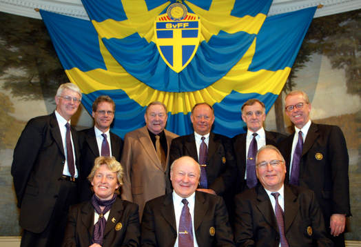Bakre raden fr v; Sune Hellströmer, Mats Aronsson, Gillis
