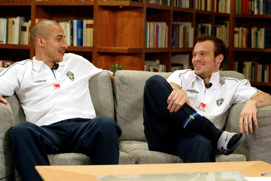 Henrik Larsson och Fredrik Ljungberg, Sverige