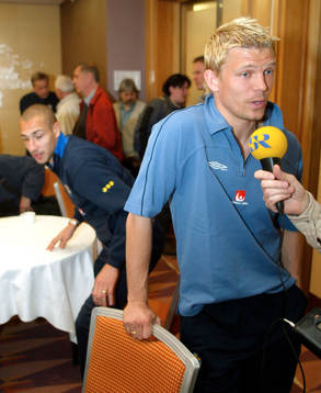 Henrik Larsson och Marcus Allbäck, Sverige