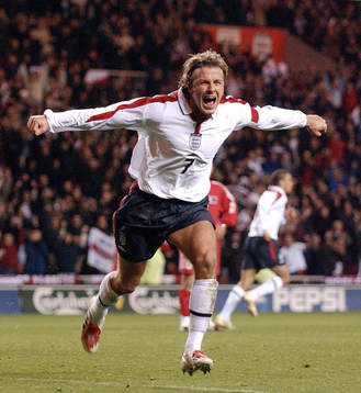 David Beckham, jubel