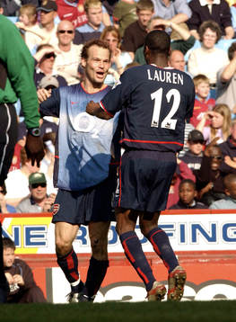 Fredrik Ljungberg, Arsenal, jublar