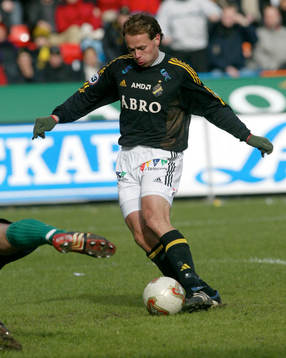 Andreas Alm, AIK på väg att göra 3-0