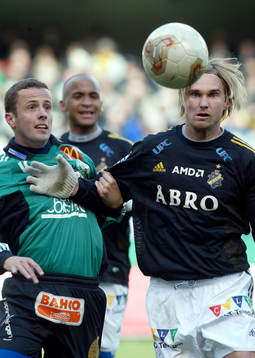 Jens Gustafsson, Enköping och Andreas Andersson, AIK