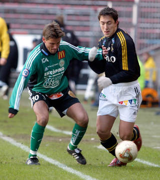 Jonny Rödlund, Enköping och Stefan Ishizaki, AIK