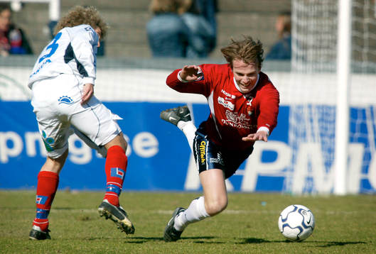 Markus Johannesson på fall