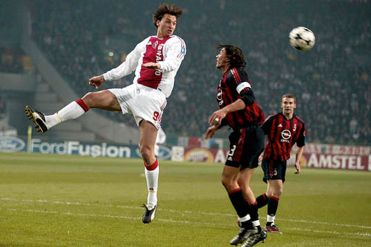 Zlatan Ibrahimovic, Ajax och Paolo Maldini, Milan