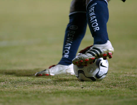 Fotboll, boll, ben, reklam, Bewator, fotbollskor