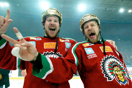 Frölunda svenska mästare! Erik Kakko och Tomi Kallio