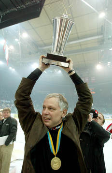 Frölunda svenska mästare! Conny Evensson, tränare,