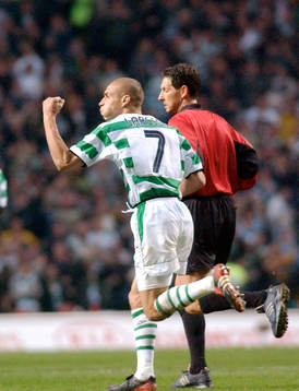 Henrik Larsson, Celtic jubel
