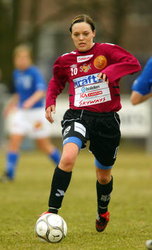 Fotboll, Dam, Allsvenskan, Sofia Marklund, Sunnanå