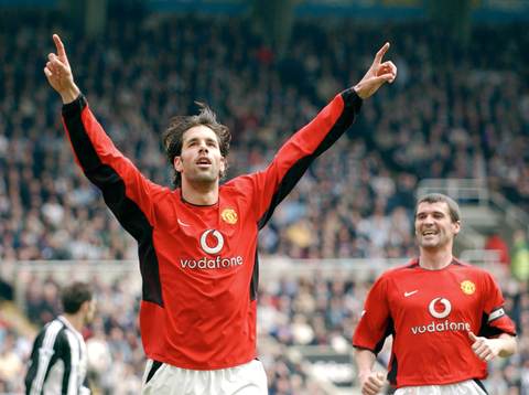 Ruud van Nistelrooy, Manchester United jubel