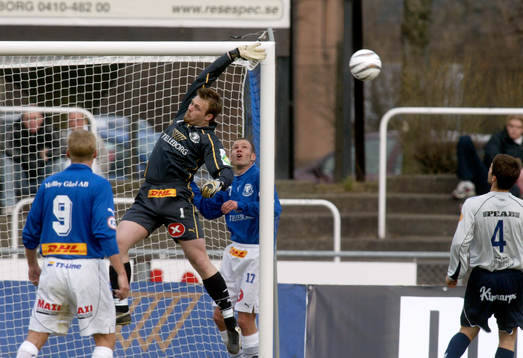 Fredrik Persson, målvakt, Trelleborg. Räddning