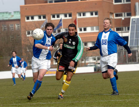 IFK-junioren Burrim ... på språng mellan två