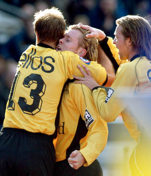 Fredrik Berglund, Elfsborg gratuleras