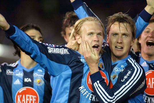 Mikael Dorsin, Andreas Johansson och Kim Källström,