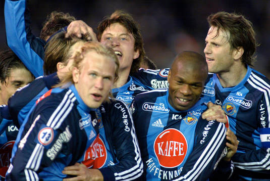 Mikael Dorsin, Kim Källström, Samuel Wowoah och Markus