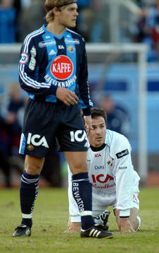 Johan Arneng, Djurgården och Sharbel Touma, Halmstad