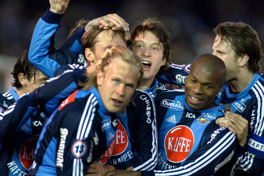 Mikael Dorsin, Kim Källström, Samuel Wowoah och Markus