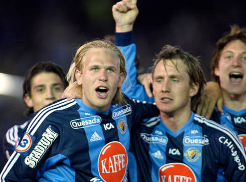 Mikael Dorsin, Andreas Johansson och Kim Källström,